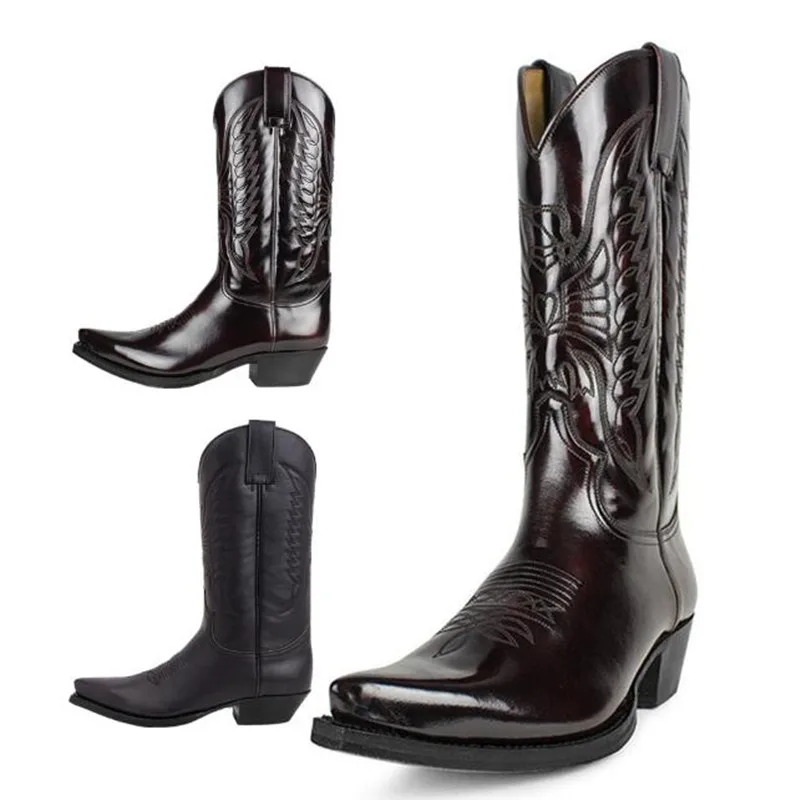 Leather Work Flats - Cowboy Men Women Country Vintage Knight