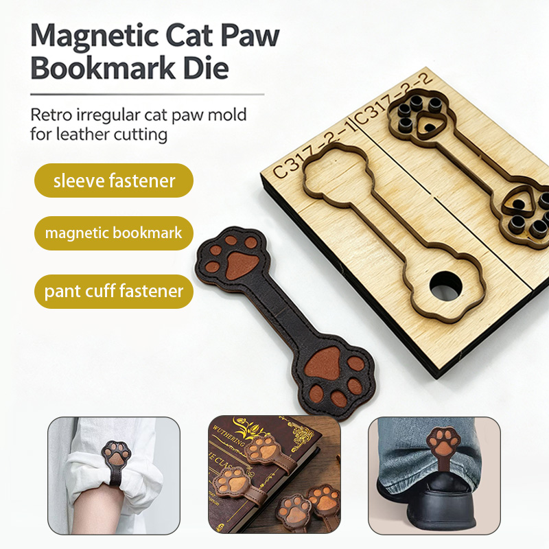 Leatherwork Projects - C317 Cat Claw Leather Cutting Mold