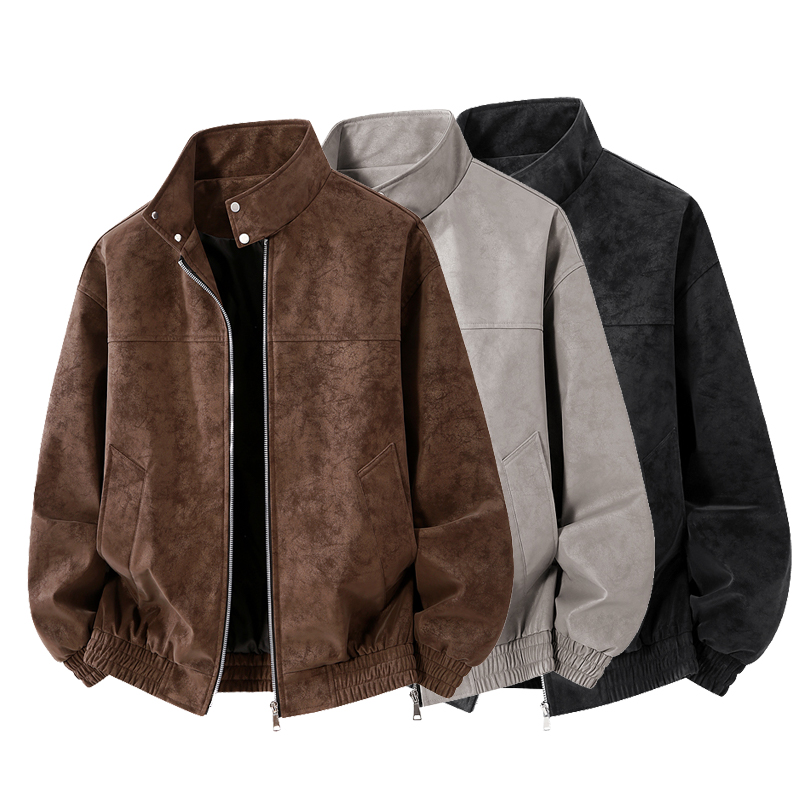 Leather Work Jacket - Spring Autumn Winter Hot‑sale Tie‑dye Men’s