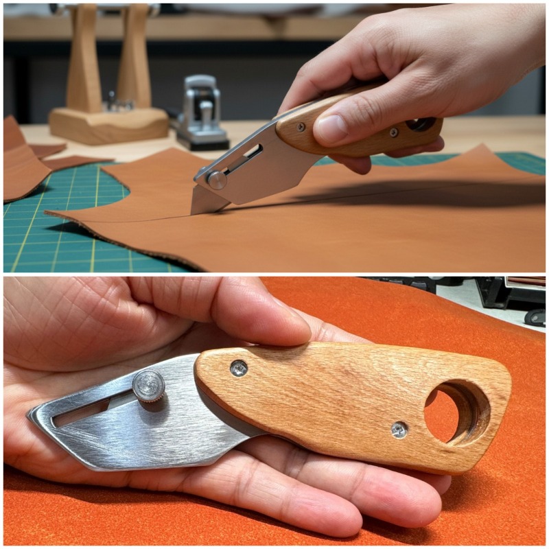 Trapezoid Stainless Steel Leat - Leatherwork Projects review and price