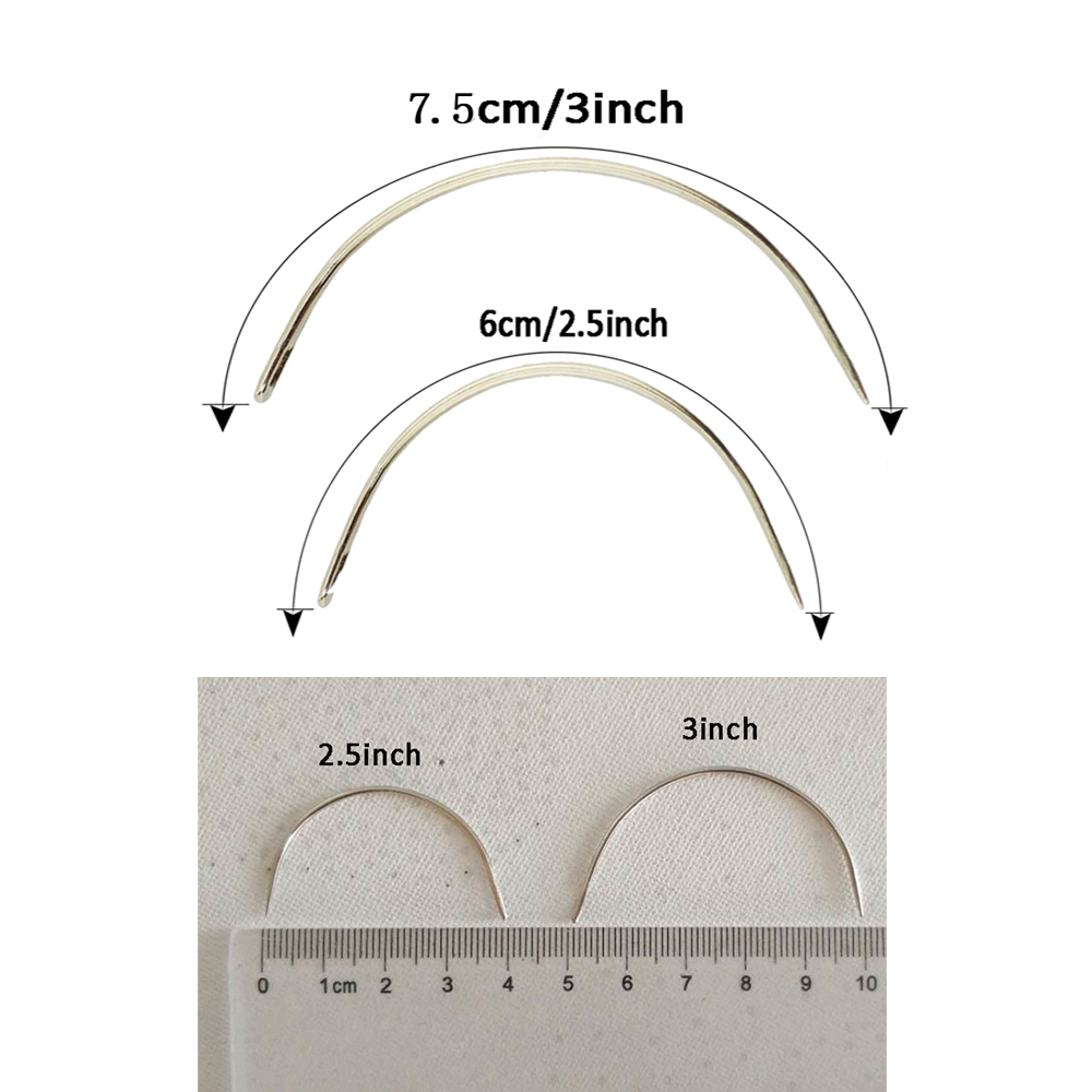 C Type Curved Of Wefts Weaving - Leatherwork Needles review and price