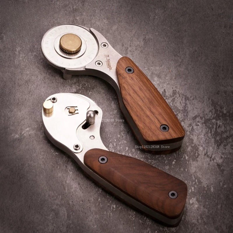Natural Wooden Handle All-meta - Leatherwork Roller review and price