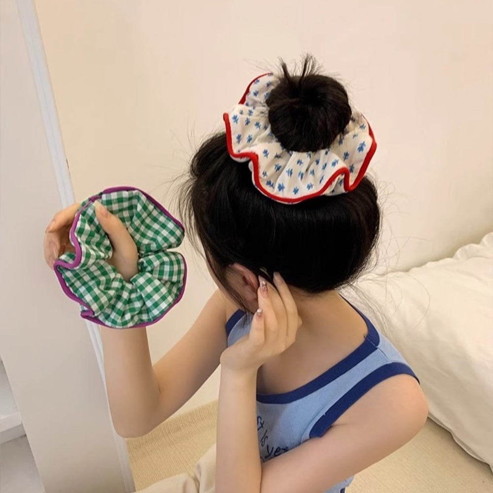 1/2pcs Floral Hair Small Fresh - Leatherwork Pony review and price