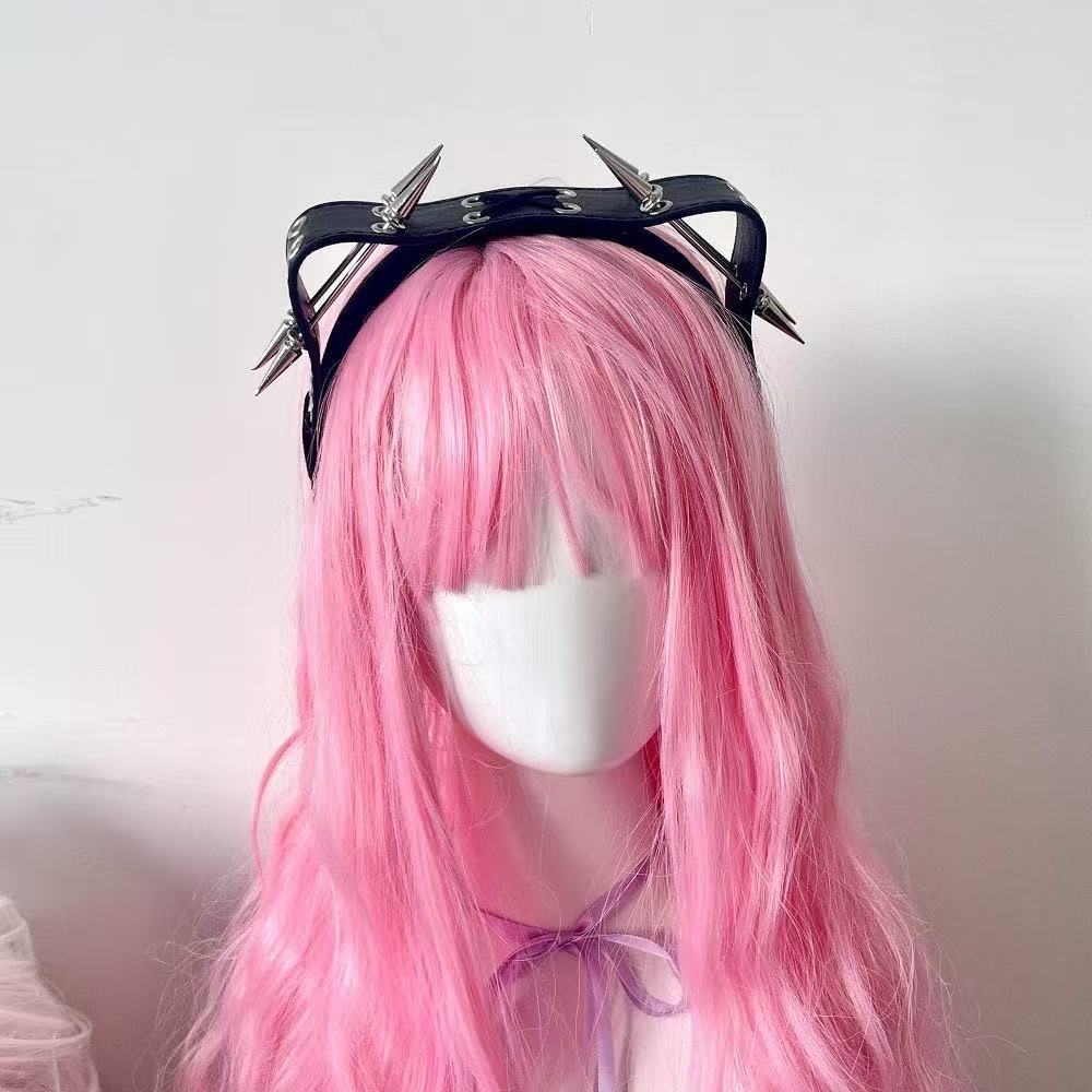 Punk Harajuku Rivet Headband,  - Leatherwork Pony review and price