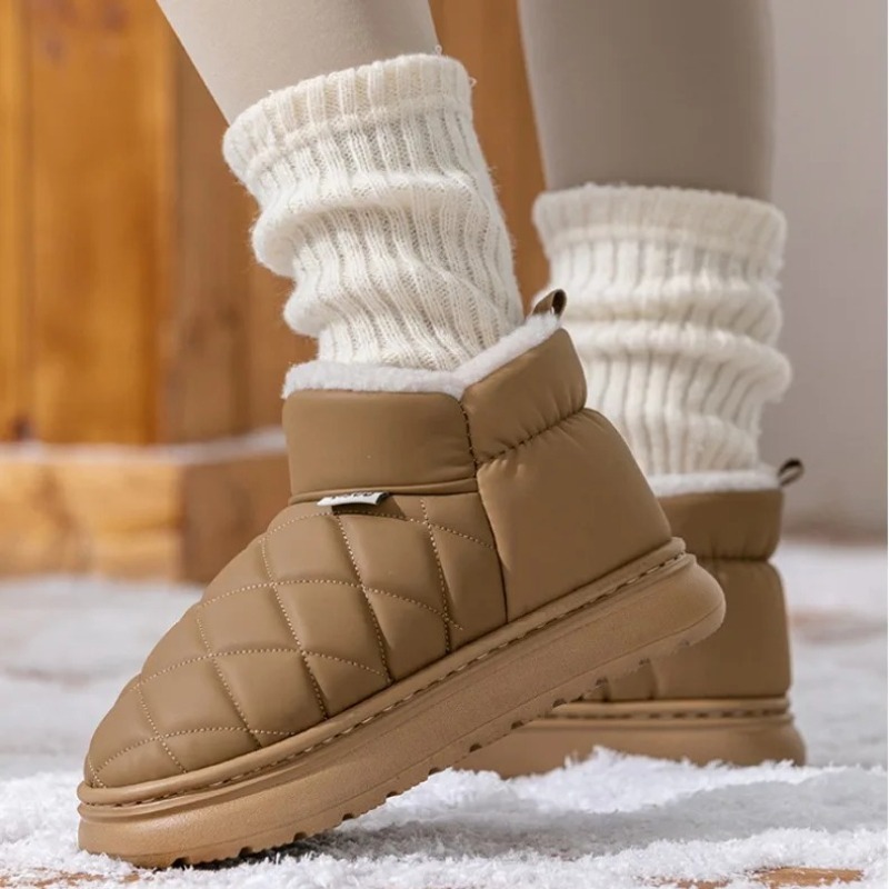 Winter Fleece Lined Slippers A - Leather Work Flats review and price