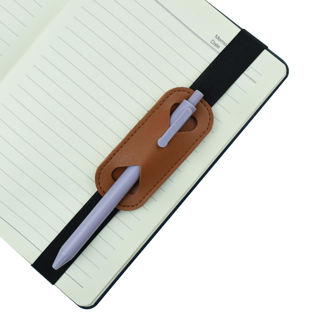 Elastic PU Leather Pen Holder  - Leather Work Notepad review and price