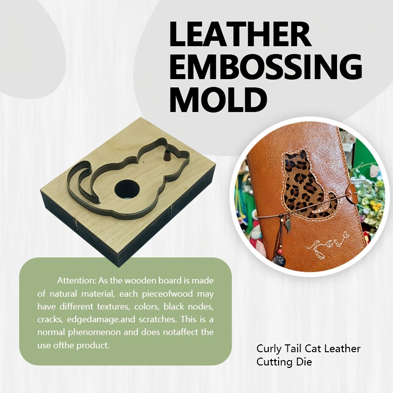 Leather Cutting Stamp Tool Cat - Leatherwork Projects review and price