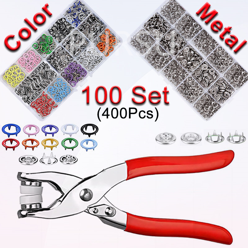100 Sets Snap Pliers Automatic - Snap Fastener Setter review and price