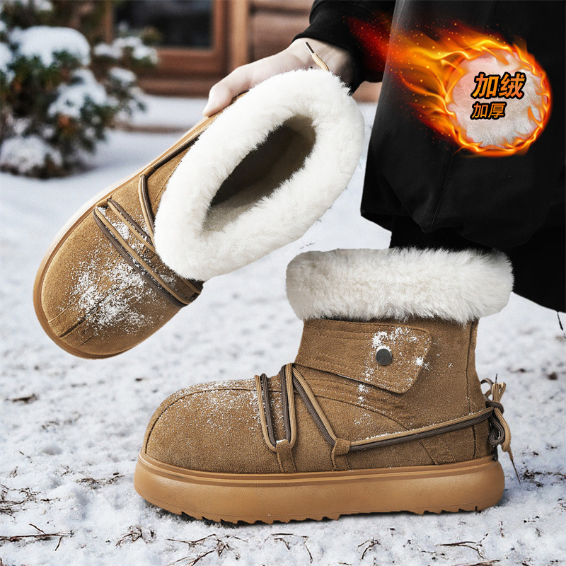 2025 New Winter Men Snow Boots - Leather Work Flats review and price