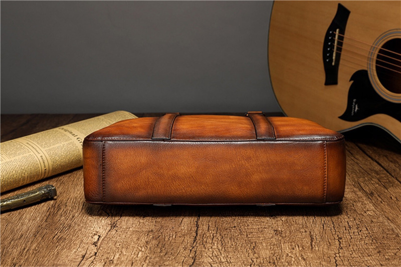 YETTIES Business Top Grain Lea - Leather Work Bag Mens review and price