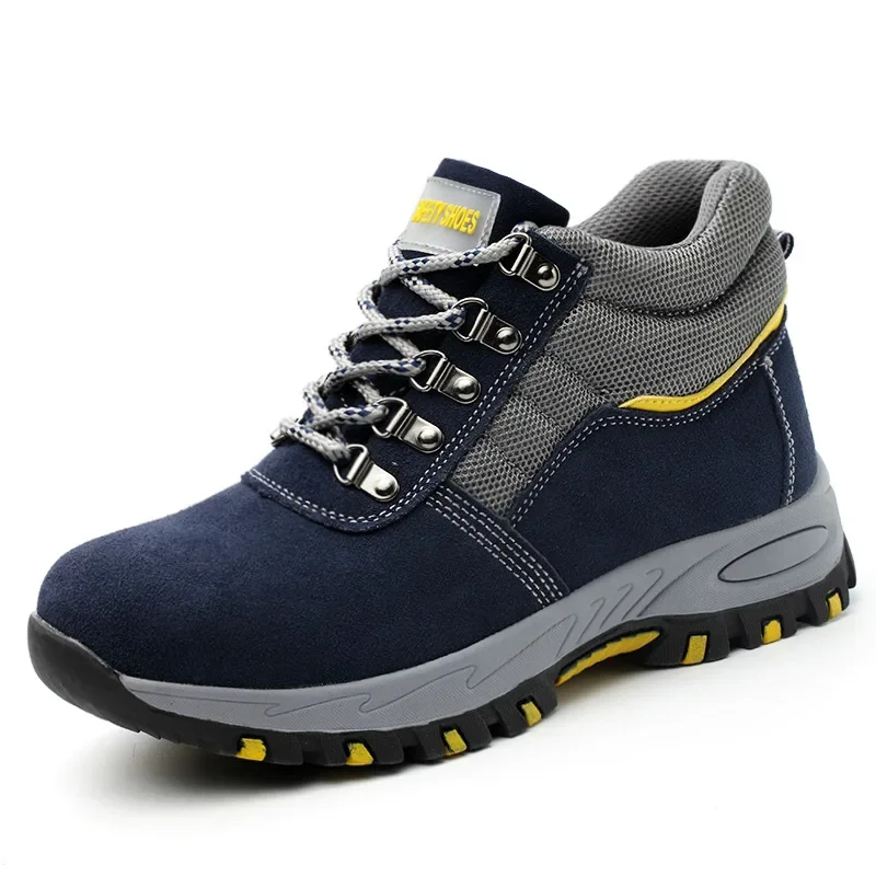High Quality Men Safety Boots  - Leather Work Flats review and price