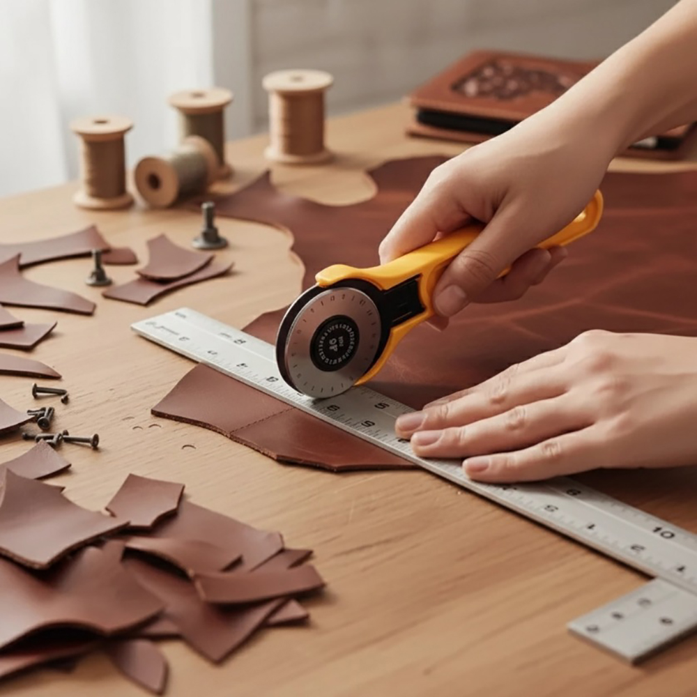 45mm Rotary Fabric Cutter Leat - Leatherwork Projects review and price