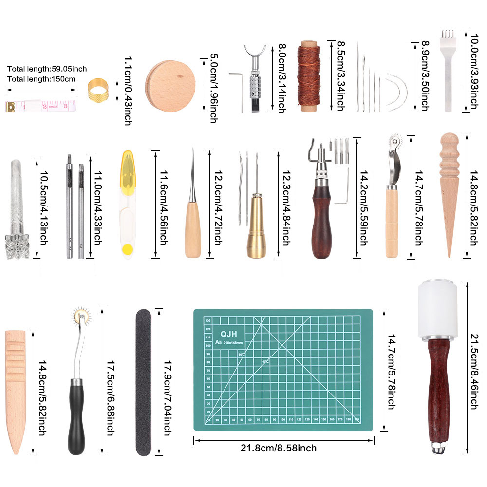 Leather Working Kit Craft Tool - Leatherwork Needles review and price