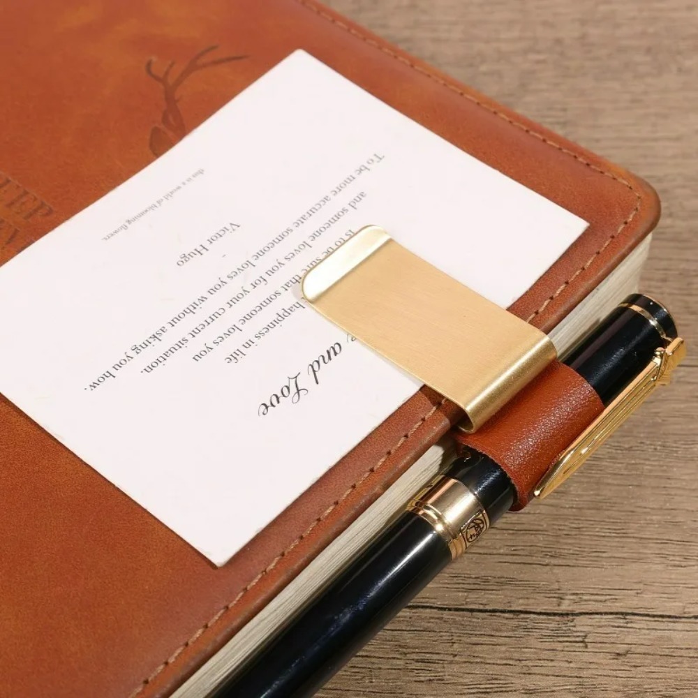 Handmade Leather Brass Stainle - Leather Work Notepad review and price