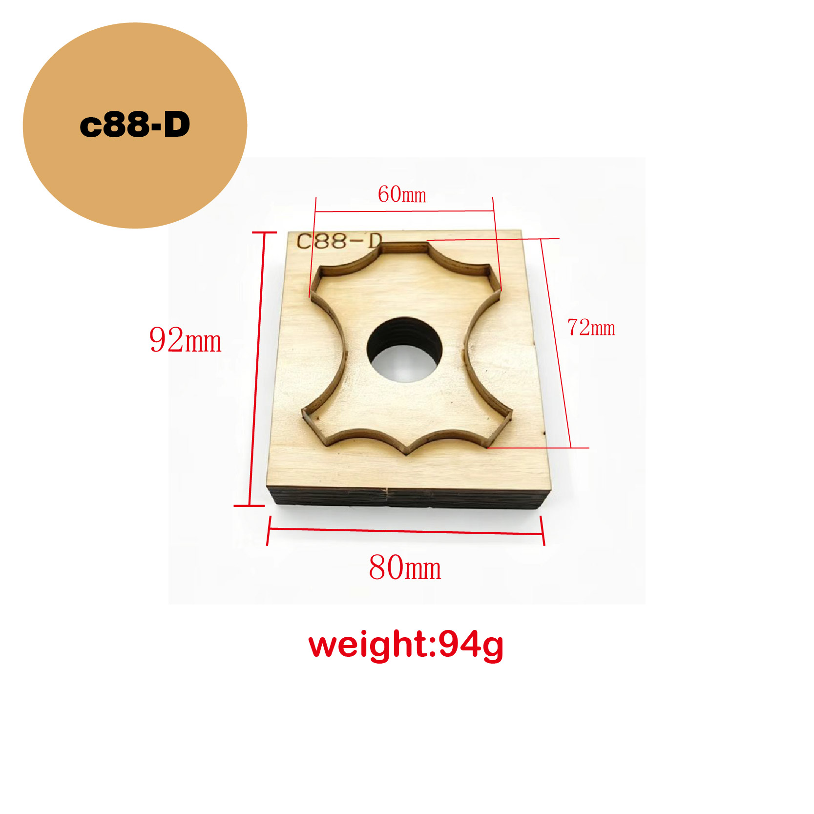 C88 Quadrilateral Floral Leath - Leatherwork Projects review and price