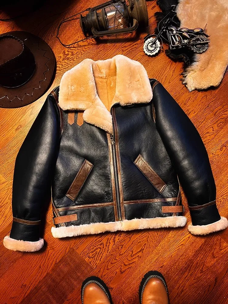 LNY!Top quality .Classic Air F - Leather Work Jacket review and price