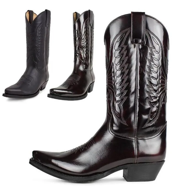 Cowboy Men Women Country Vinta - Leather Work Flats review and price