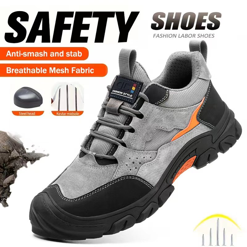 Anti-smash Puncture Proof Func - Leather Work Flats review and price