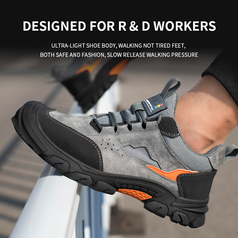 Anti-smash Puncture Proof Func - Leather Work Flats review and price