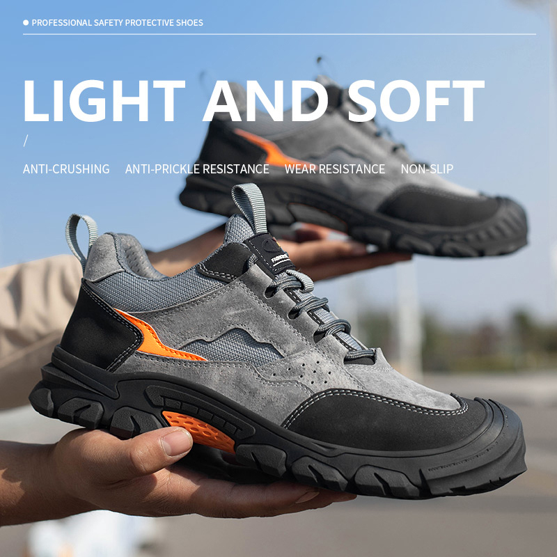 Anti-smash Puncture Proof Func - Leather Work Flats review and price