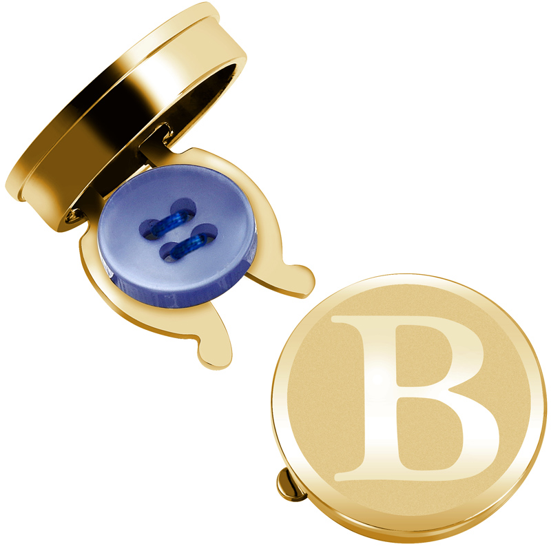 Men A-Z Initial Button Covers  - Snap Fastener Setter review and price