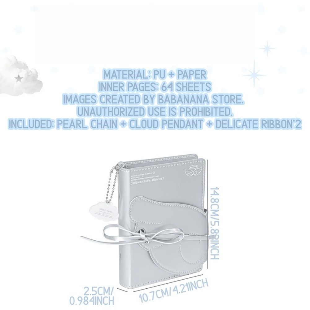 Kawaii Angel Wings Notebook A7 - Leather Work Notepad review and price