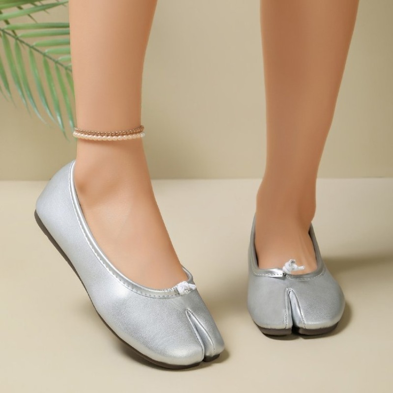 Women Split Toe Ballet Flats K - Leather Work Flats review and price