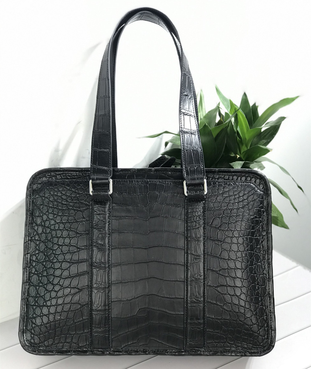 New Crocodile Leather Laptop B - Leather Work Bag Mens review and price