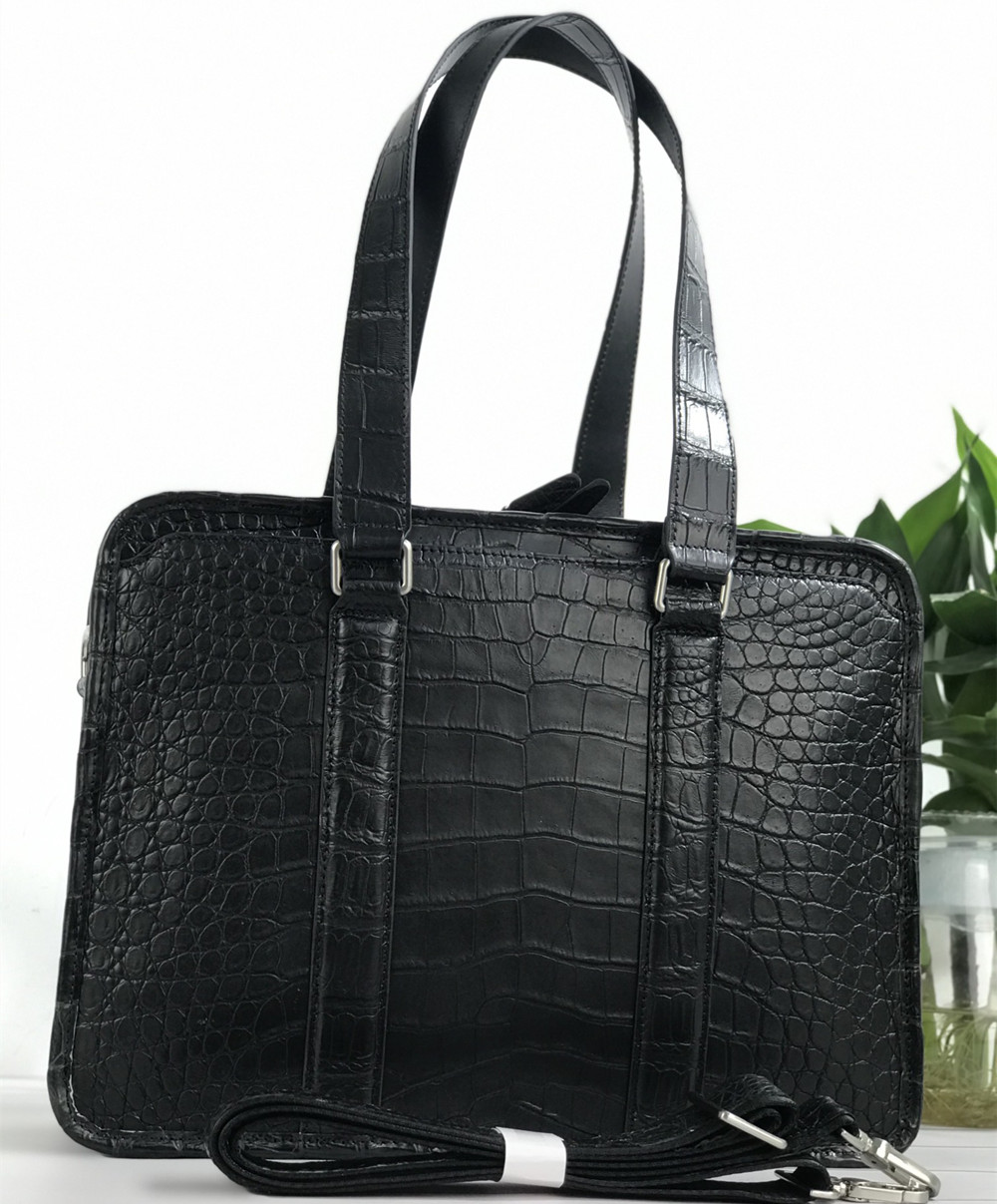 New Crocodile Leather Laptop B - Leather Work Bag Mens review and price