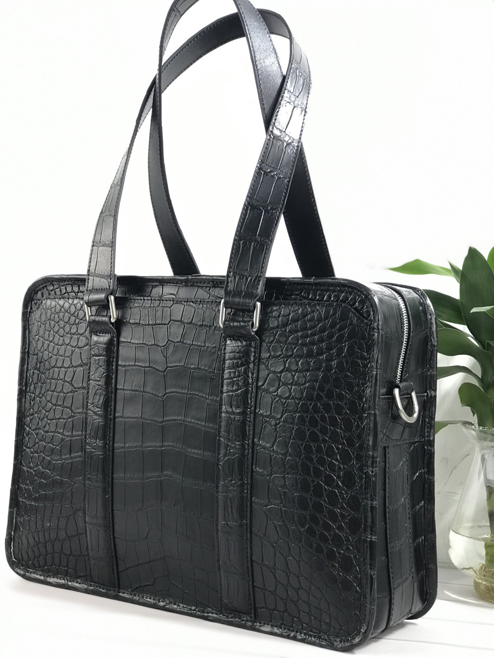 New Crocodile Leather Laptop B - Leather Work Bag Mens review and price