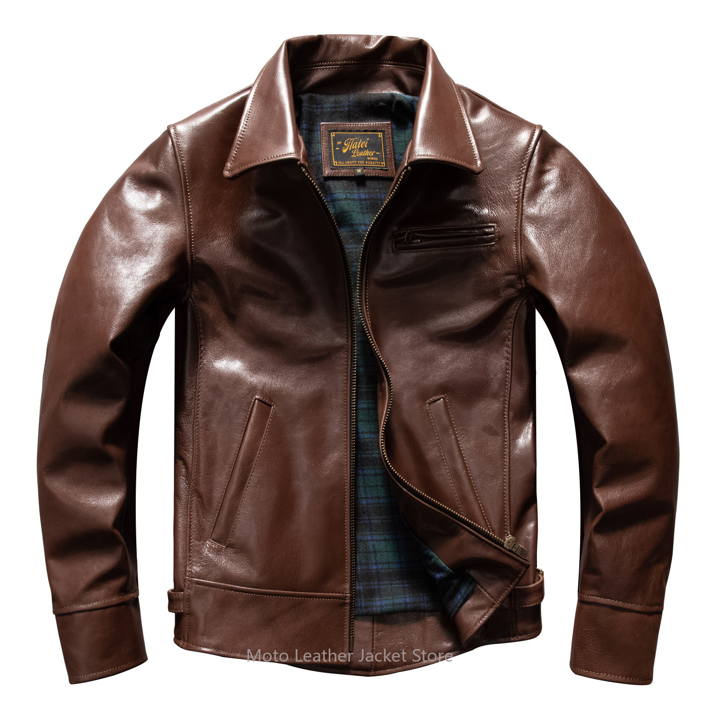 Men's Uncoated Oil Wax Thick F - Leather Work Jacket review and price