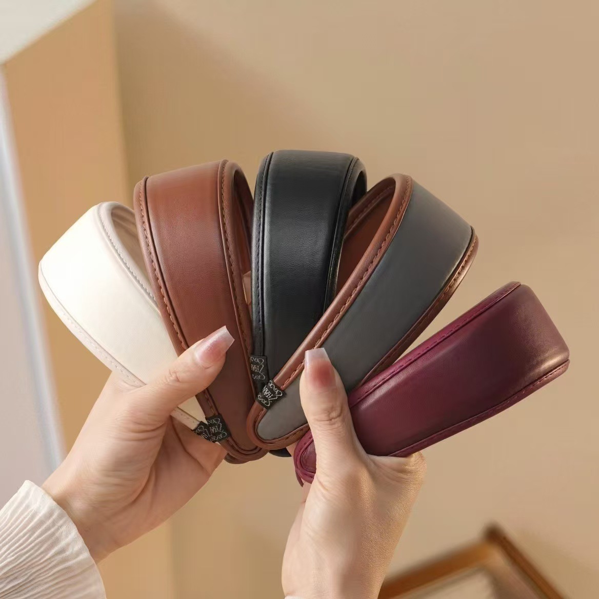 Retro Leather Headband for Wom - Leatherwork Pony review and price