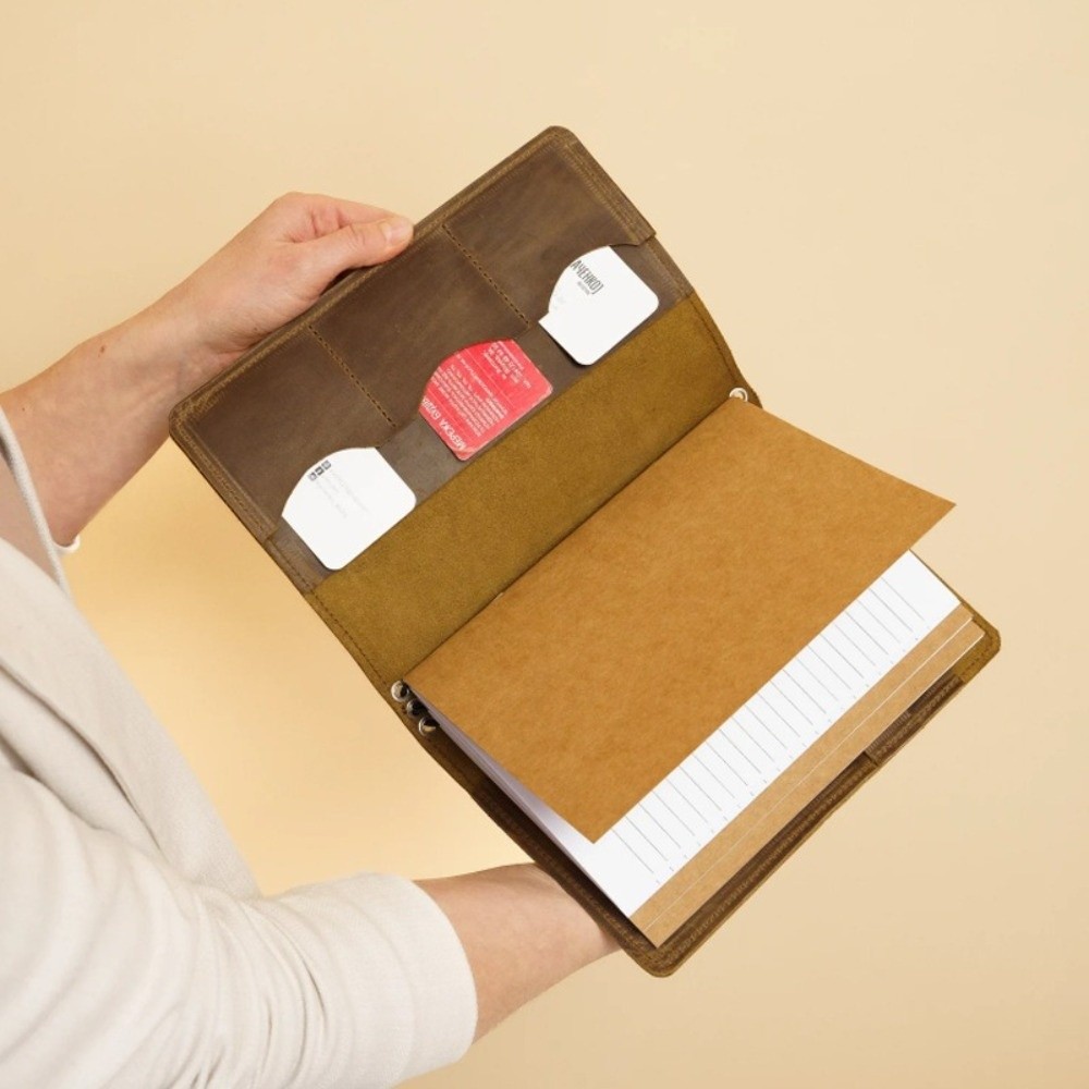 A5 Notebook Organizer Loose Le - Leather Work Notepad review and price