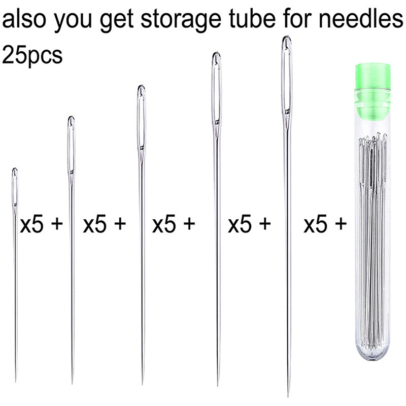 25 Pcs Large Eye Stitching Nee - Leatherwork Needles review and price