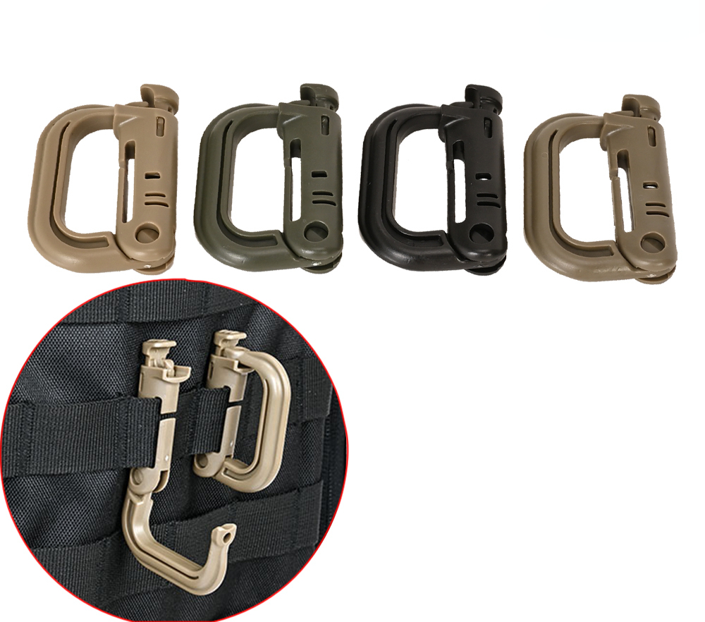 2Pcs MOLLE Carabiner Tactical  - Snap Fastener Setter review and price
