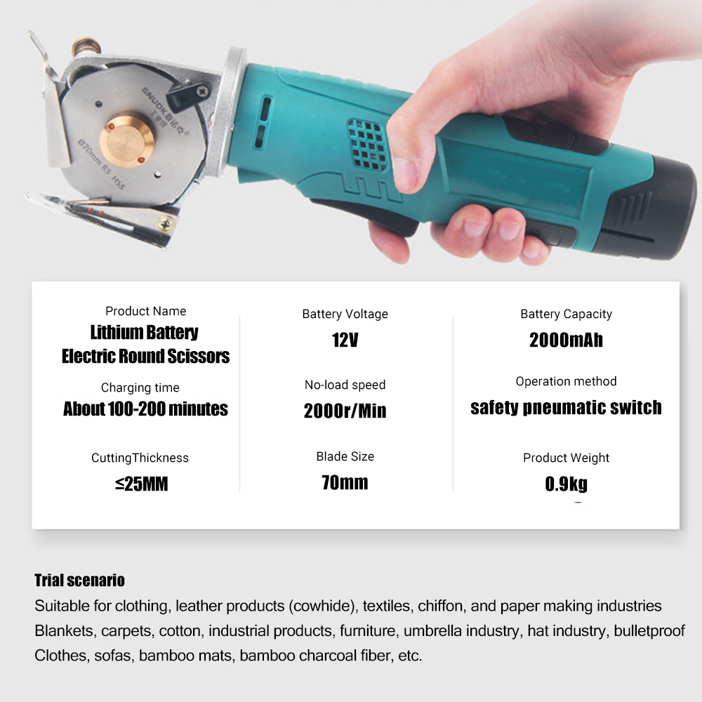 12V Electric Round Scissors Co - Leatherwork Projects review and price