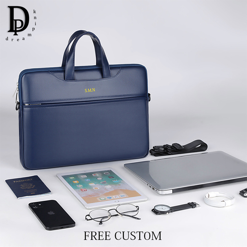 Business Briefcase For Man PU  - Leather Work Bag Mens review and price