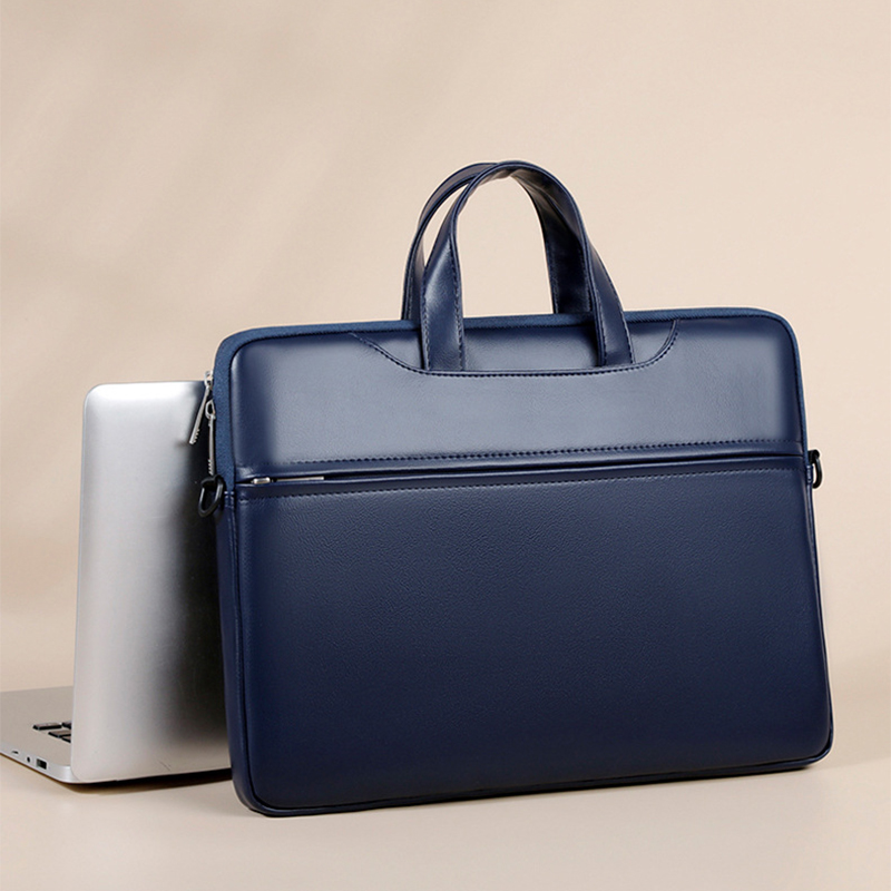 Business Briefcase For Man PU  - Leather Work Bag Mens review and price