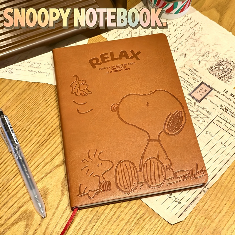 Vintage Snoopy A5 Leather Note - Leather Work Notepad review and price