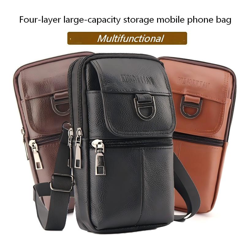 Men's Leather Waist Bag - Larg - Leather Work Bag Mens review and price