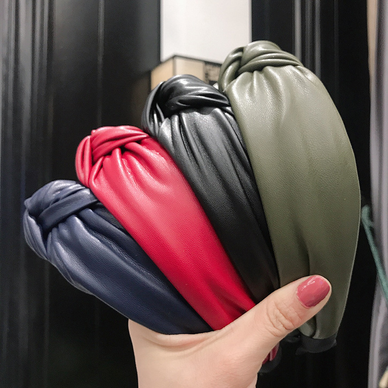 New Fashion Solid Colors Hair  - Leatherwork Pony review and price
