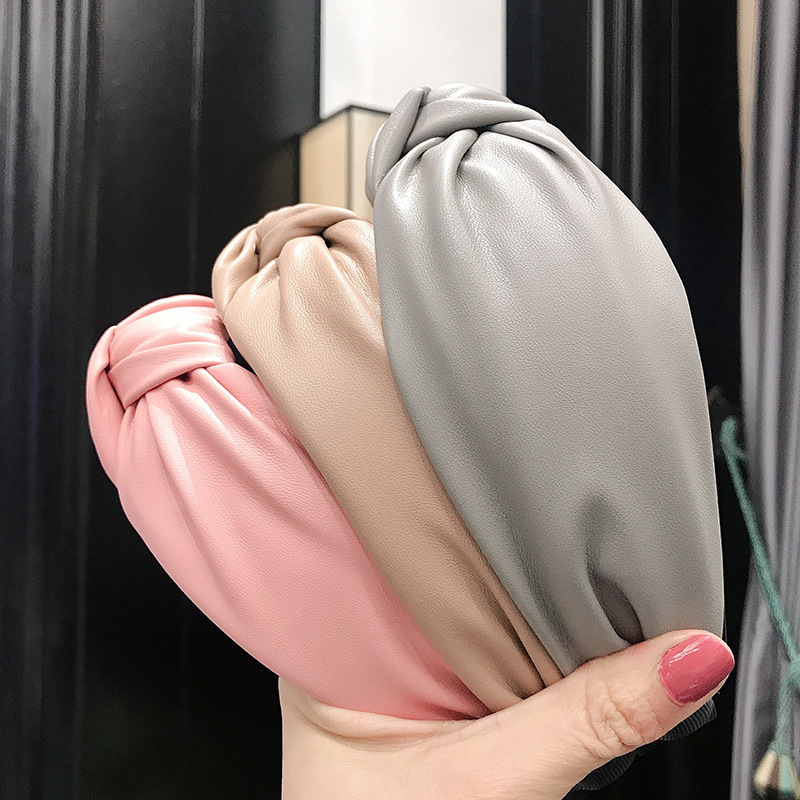 New Fashion Solid Colors Hair  - Leatherwork Pony review and price